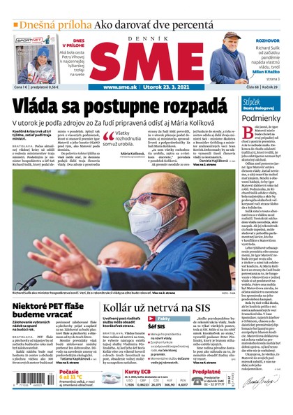 E-magazín SME 23-3-2021 - Petit Press, a.s. 