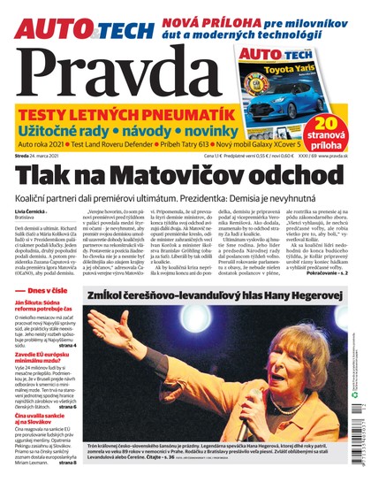E-magazín Denník Pravda 24. 3. 2021 - OUR MEDIA SR a. s.