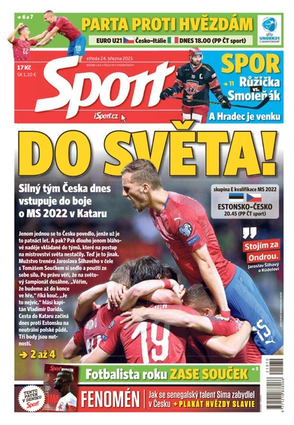 E-magazín Sport - 24.3.2021 - CZECH NEWS CENTER a. s.