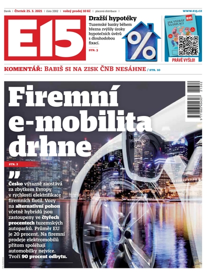 E-magazín E15 - 25.3.2021 - CZECH NEWS CENTER a. s.