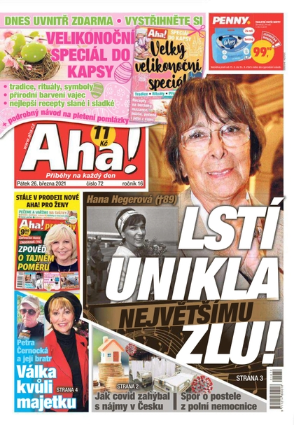 E-magazín AHA! - 26.3.2021 - CZECH NEWS CENTER a. s.