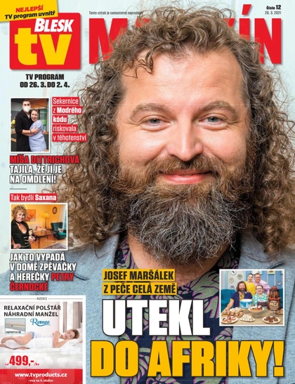 E-magazín Příloha Blesk Tv - 26.3.2021 - CZECH NEWS CENTER a. s.