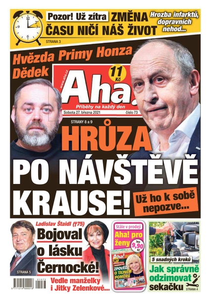 E-magazín AHA! - 27.3.2021 - CZECH NEWS CENTER a. s.