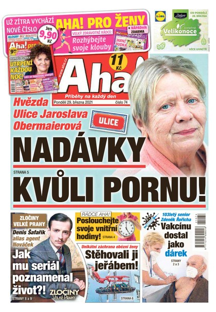 E-magazín AHA! - 29.3.2021 - CZECH NEWS CENTER a. s.