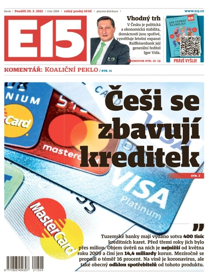 E-magazín E15 - 29.3.2021 - CZECH NEWS CENTER a. s.