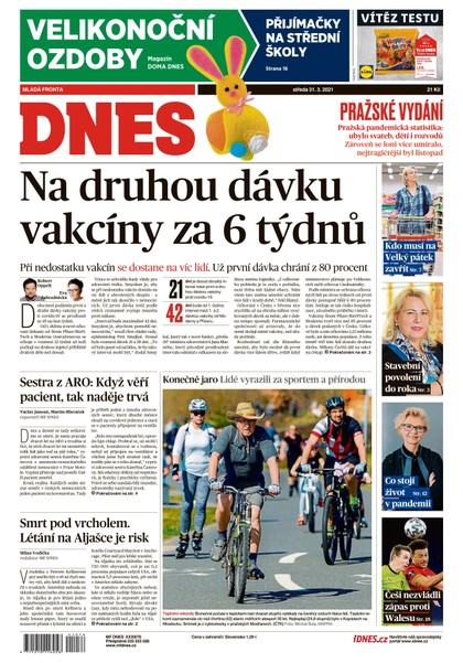 E-magazín MF DNES - 31.3.2021 - MAFRA, a.s.