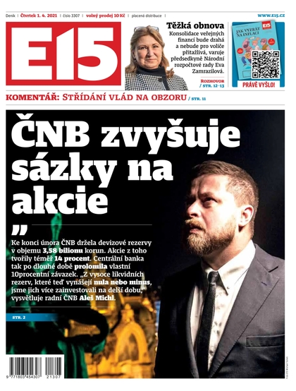 E-magazín E15 - 1.4.2021 - CZECH NEWS CENTER a. s.