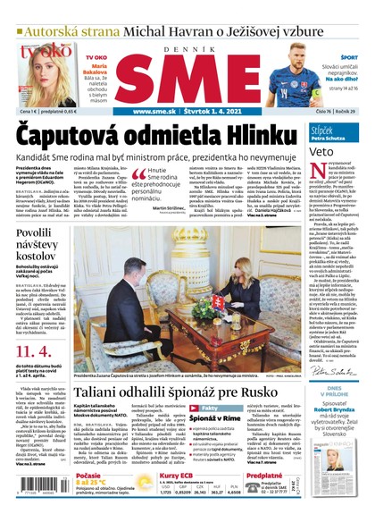 E-magazín SME 1-4-2021 - Petit Press, a.s. 