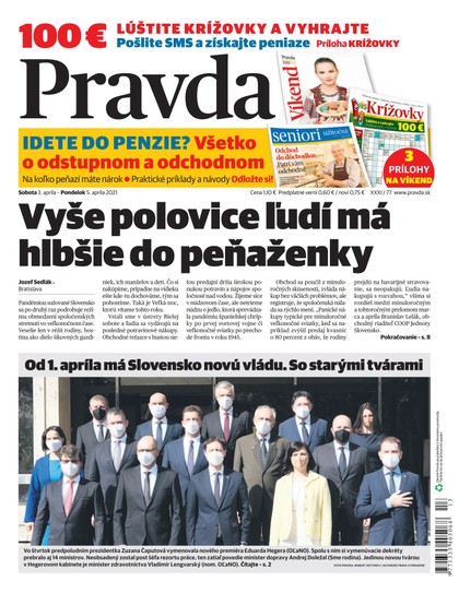 E-magazín Dennik Pravda 3. 4. 2021 - OUR MEDIA SR a. s.