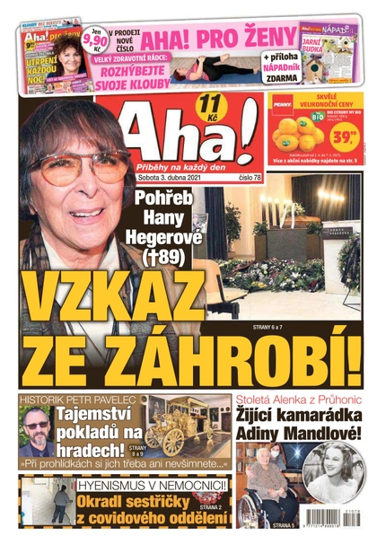 E-magazín AHA! - 3.4.2021 - CZECH NEWS CENTER a. s.