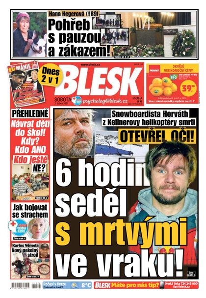 E-magazín Blesk - 3.4.2021 - CZECH NEWS CENTER a. s.