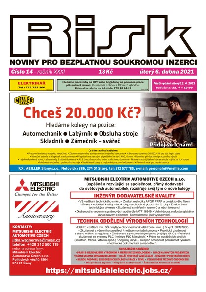 E-magazín Risk 14/2021 - Risk