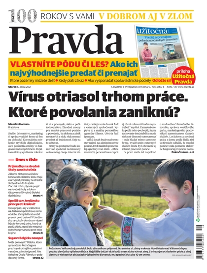 E-magazín Denník Pravda 6. 4. 2021 - OUR MEDIA SR a. s.