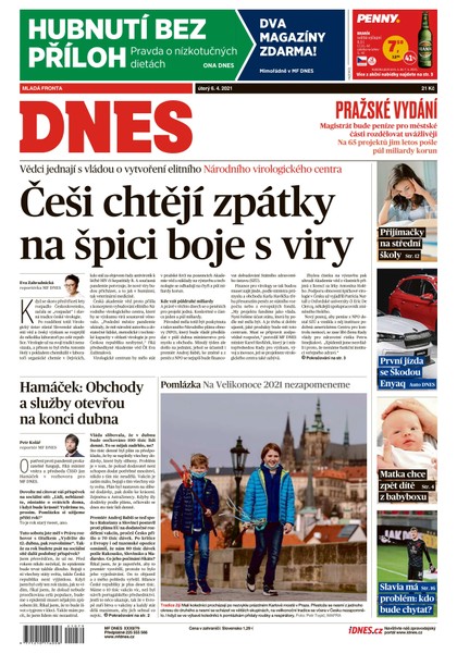 E-magazín MF DNES - 6.4.2021 - MAFRA, a.s.