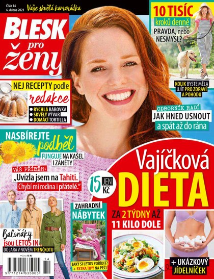 E-magazín Blesk pro ženy - 14/2021 - CZECH NEWS CENTER a. s.