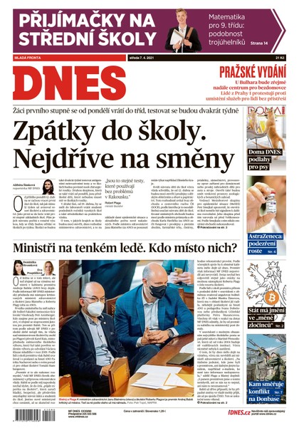 E-magazín MF DNES - 7.4.2021 - MAFRA, a.s.