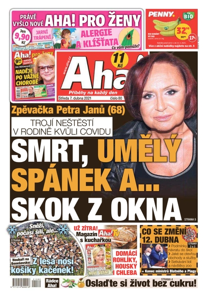 E-magazín AHA! - 7.4.2021 - CZECH NEWS CENTER a. s.