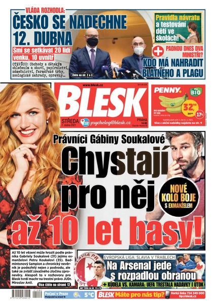 E-magazín Blesk - 7.4.2021 - CZECH NEWS CENTER a. s.