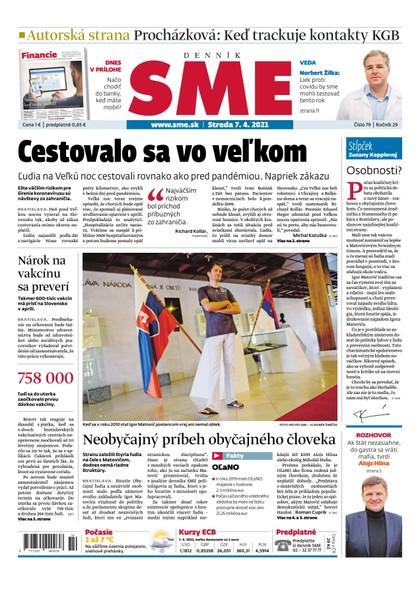 E-magazín SME 7-4-2021 - Petit Press, a.s. 