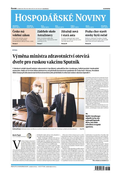 E-magazín HN 067 - 8.4.2021 - Economia, a.s.
