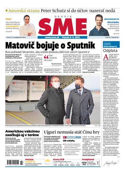 E-magazín SME 9-4-2021 - Petit Press, a.s. 