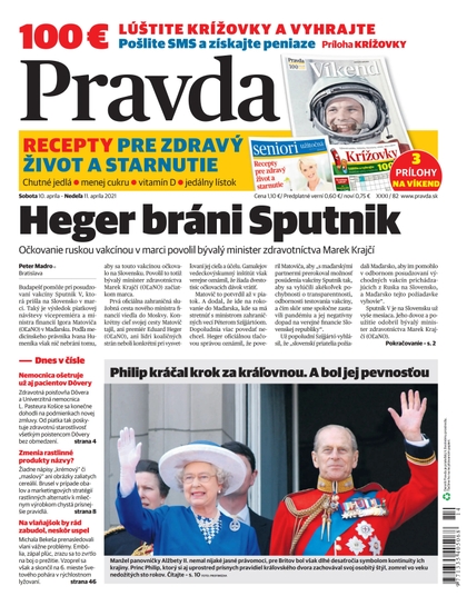 E-magazín Denník Pravda 10. 4. 2021 - OUR MEDIA SR a. s.