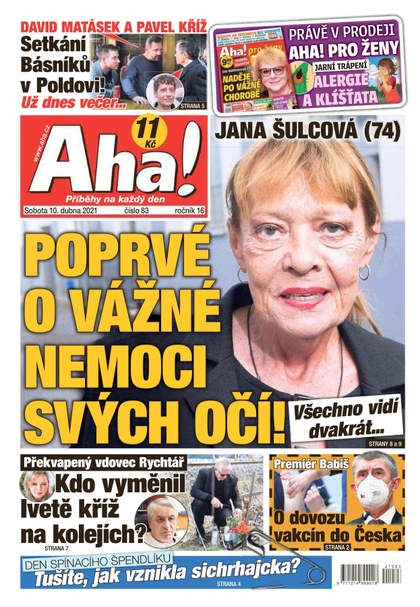 E-magazín AHA! - 10.4.2021 - CZECH NEWS CENTER a. s.