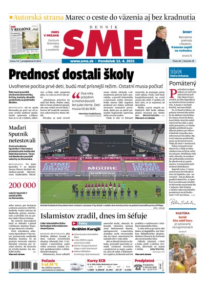 E-magazín SME 12-4-2021 - Petit Press, a.s. 