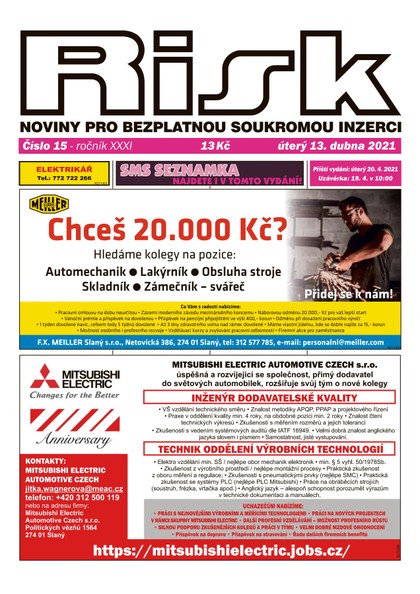 E-magazín Risk 15/2021 - Risk
