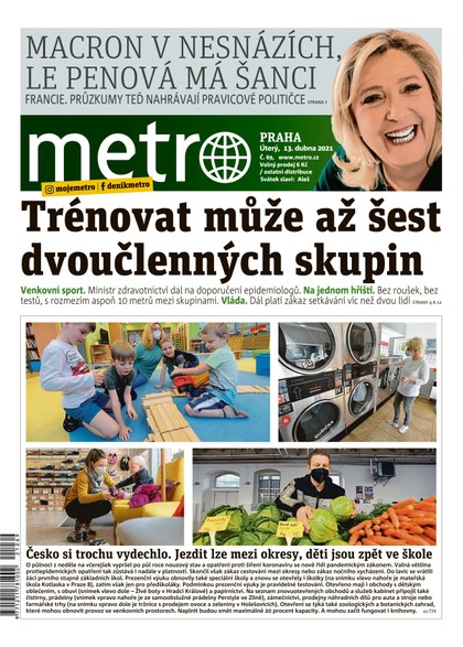 E-magazín METRO - 13.4.2021 - MAFRA, a.s.