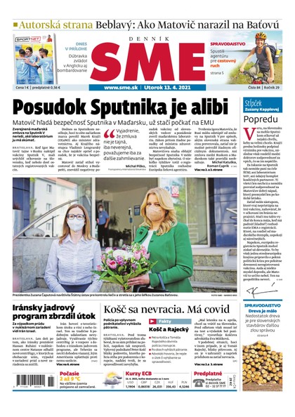 E-magazín SME 13-4-2021 - Petit Press, a.s. 