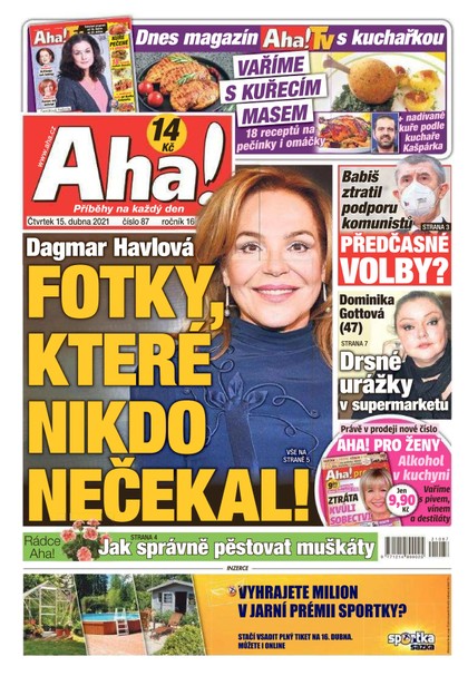 E-magazín AHA! - 15.4.2021 - CZECH NEWS CENTER a. s.