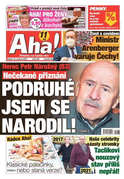 E-magazín AHA! - 16.4.2021 - CZECH NEWS CENTER a. s.