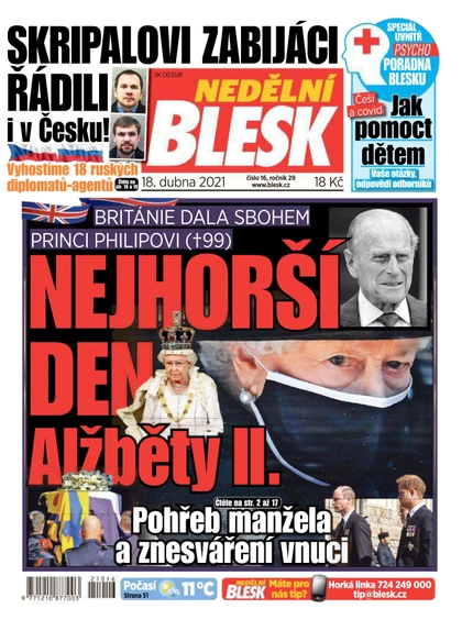 E-magazín Nedělní Blesk - 18.4.2021 - CZECH NEWS CENTER a. s.