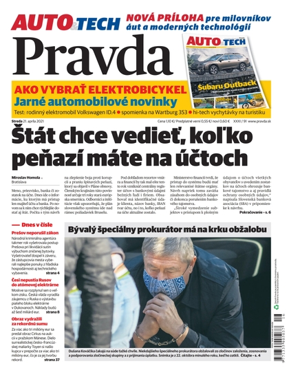 E-magazín Dennik Pravda 21. 4. 2021 - OUR MEDIA SR a. s.