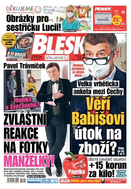 E-magazín Blesk - 21.4.2021 - CZECH NEWS CENTER a. s.