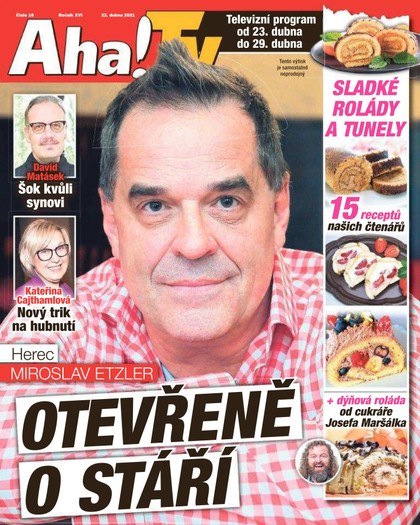 E-magazín AHA! Tv - 22.4.2021 - CZECH NEWS CENTER a. s.
