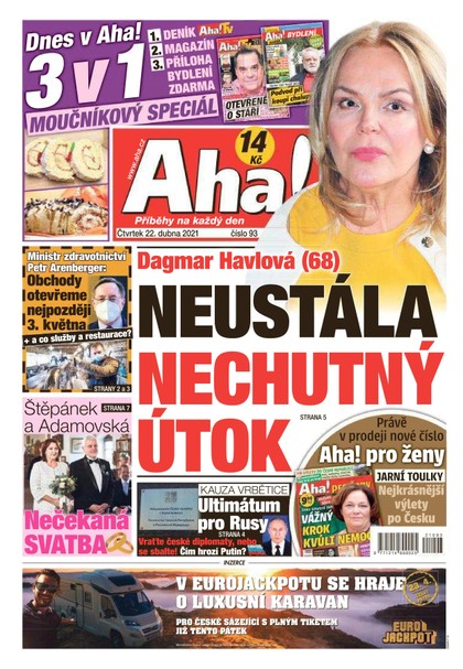 E-magazín AHA! - 22.4.2021 - CZECH NEWS CENTER a. s.