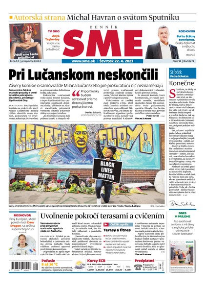 E-magazín SME 22-4-2021 - Petit Press, a.s. 