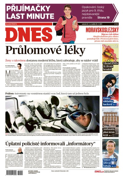 E-magazín MF DNES Moravskoslezský - 24.4.2021 - MAFRA, a.s.