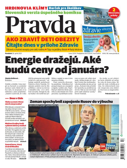 E-magazín Denník Pravda 26. 4. 2021 - OUR MEDIA SR a. s.