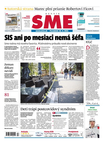 E-magazín SME 26-4-2021 - Petit Press, a.s. 