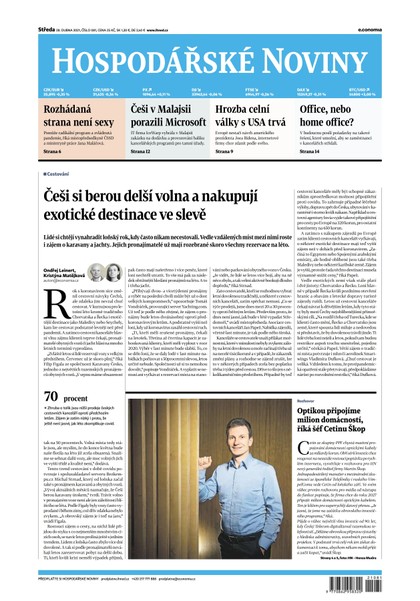 E-magazín HN 081 - 28.4.2021 - Economia, a.s.