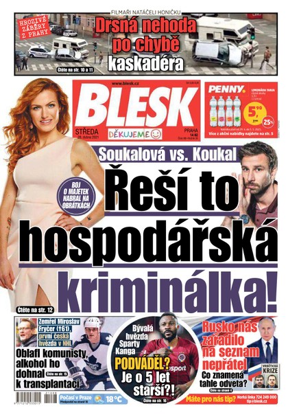 E-magazín Blesk - 28.4.2021 - CZECH NEWS CENTER a. s.