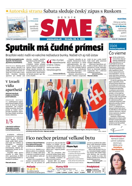 E-magazín SME 28-4-2021 - Petit Press, a.s. 