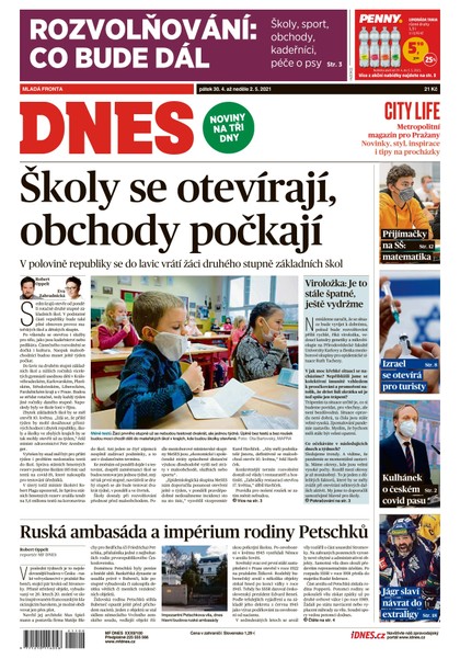 E-magazín MF DNES - 30.4.2021 - MAFRA, a.s.
