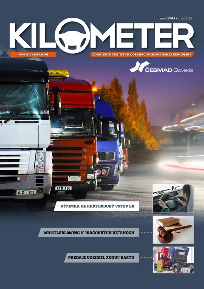 E-magazín Kilometer 042021 - ČESMAD Slovakia
