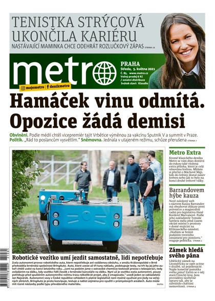 E-magazín METRO - 5.5.2021 - MAFRA, a.s.