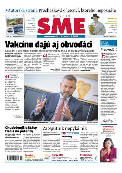 E-magazín SME 5-5-2021 - Petit Press, a.s. 