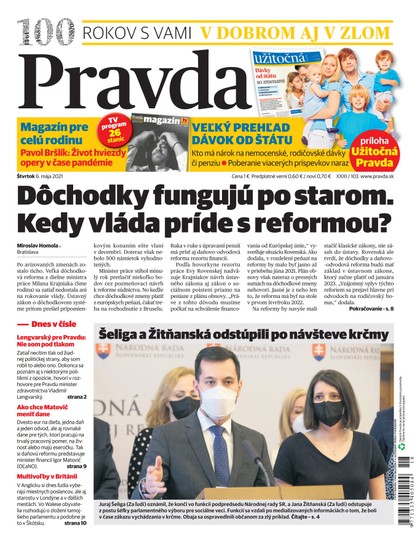 E-magazín Denník pravda 6. 5. 2021 - OUR MEDIA SR a. s.